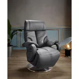 TV-Sessel SIT & MORE "Invito", grau (anthrazit), B:80cm H:115cm T:80cm, Luxus-Microfaser (100% Polyester), Luxus-Kunstleder, NaturLEDER (echtes Rindsleder), Sessel, in Größe L, wahlweise mit Motor und Aufstehhilfe, Topseller