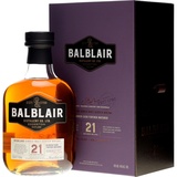 Balblair 21 Years Old Single Malt Scotch Whisky in Geschenkverpackung