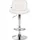 deluke Barhocker RAGAD 49 x 51 x 85 cm Creme/Silber