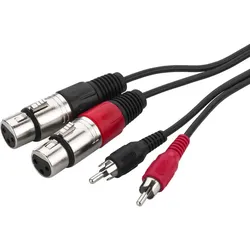 MONACOR Audio-Verbindungskabel 1m MCA-127J