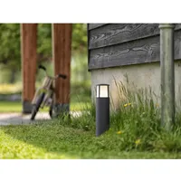 Philips Sockelleuchte Aluminium 40,0 cm inkl. LED 6 W anthrazit