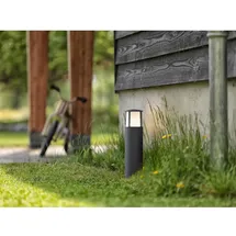 Philips Sockelleuchte Aluminium 40,0 cm inkl. LED 6 W anthrazit