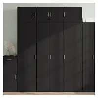 VidaXL Hochschrank Schwarz 70x42,5x225 cm Holzwerkstoff