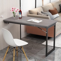 Klapptisch wandklapptisch küchentisch Space-Saving Folding Table for Wall Mounting, Wall Mounted Table, Einfach zu Falten und kann als Esstisch, Schreibtisch verwendet Werden (Color : Gray, Size : 1
