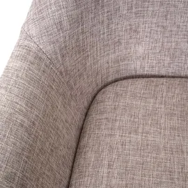 Mendler Barhocker Malmö T381  ~ Textil creme grau
