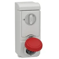 Schneider Electric 83185 Wandsteckdose verriegelt- 16A, 3p+E, 380-415 V AC, IP65