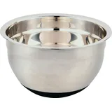 KESPER Rührschüssel mit Mess-Skala, Material: Edelstahl, Silikon, Maße: Ø 24 cm, Höhe: 12,8 cm, Farbe: Silber, Schwarz | 90891