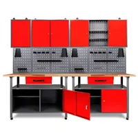 Ondis24 4250627248705 Werkstatteinrichtung 240cm rot