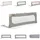 Cangaroo Bettschutzgitter Leinen 130 cm Bettgitter Rausfallschutz Front klappbar grau