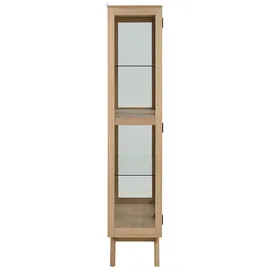 Actona Vitrine Marte 94 x 40 x 192 cm Beige/Weiß