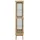 Actona Vitrine Marte 94 x 40 x 192 cm Beige/Weiß
