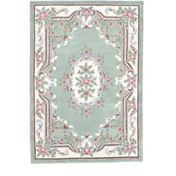 THEKO Teppich »Ming«, rechteckig, 14 mm Höhe, hochwertiges Acrylgarn, ideal im Wohnzimmer & Schlafzimmer THEKO grün B: 240 cm   1 St.
