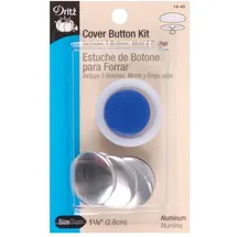 Dritz Abdeckknopf Werkzeug, 3,8 cm, 3, Nickel Knopf-Set, Aluminium, Size 45-1-1/8-Inch, 3
