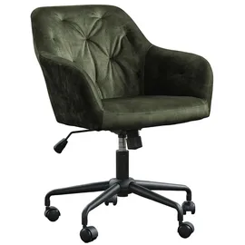 KAWOLA Bürostuhl KAYA Velvet moosgrün
