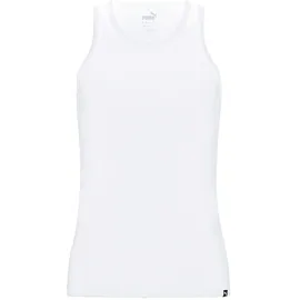 Puma Herren Unterhemd, 2er Pack - Basic, Vorteilspack, Rundhals, Single Jersey, einfarbig Weiß M