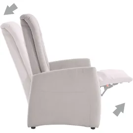 sit&more TV-Sessel Melissa Polyester 71 x 113 x 85 cm Beige elektrisch