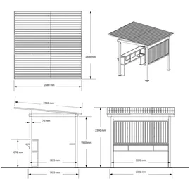 Sojag Outdoor Bar "Barilo",,