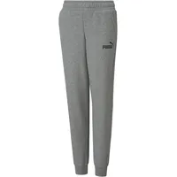 Puma Essentials Logo Fleece-Jogginghose Jungen medium gray heather 128