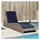 vidaXL Sonnenliege 60 x 205 x 73 cm Grau