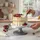 Klausberg Tortenständer mit Fuss, Cake Design Utensilien, Silber