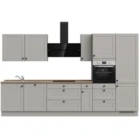 Nobilia Küchenzeile Cascada II 360 cm grau