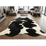 KUHFELL online & NOMAD Fellteppich KUHFELL RINDERFELL TEPPICH SCHWARZ WEISS ca. 220 x 190 cm