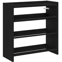 VidaXL Schuhregal Schwarz 60x25x62 cm Holzwerkstoff