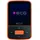 ECG PMP 30 8GB Black&Orange MP3/MP4-Player – Speicher 8 GB; 30 Vorwahlen für FM-Sender; MP3 von der Micro SD-Karte; Diktiergerät; Sportclip; Tastensperre; USB 2.0; In-Ear-Kopfhörer der Prämienreihe