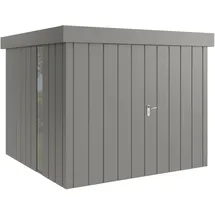Hörmann Metall-Gerätehaus Juno JFD10 M-Sk 9007) 2-flg F Flachdach