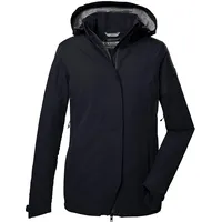 KILLTEC Damen Funktionsjacke mit abzippbarer Kapuze/Outdoorjacke ist wasserdicht KOS