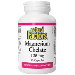 Natural Factors Magnesium Chelate 125 mg (90 Kapseln)