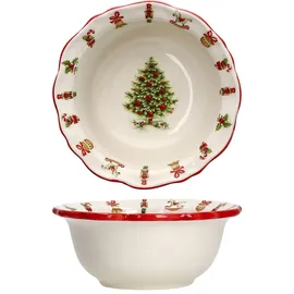 Mambocat 4er Set Maestro Natale Weihnachten, Müslischale aus Keramik - 965/17