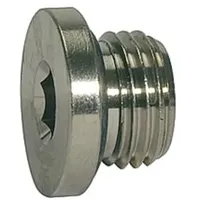 Riegler Verschlussstopfen, O-Ring »value line«, G 3/8, Messing vern.