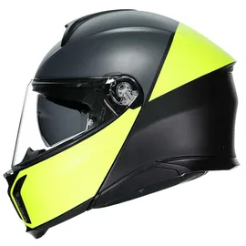 AGV Tourmodular Frequency Klapphelm - Matt Dunkelgrau/Rot/Grau / S