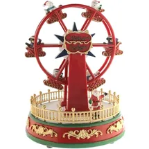 Wellhome Weihnachtsmann-Riesenrad mit Bewegung - Multicolor