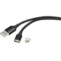 Renkforce USB-Kabel USB 2.0 USB-A Stecker, USB-Micro-B Stecker 1.00