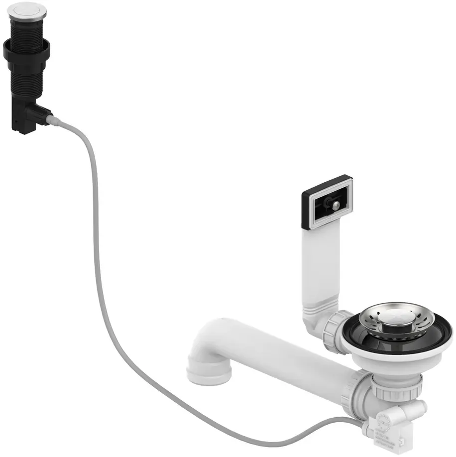 Naber 1014045 Druckknopfexzentergarnitur Zubehör, Edelstahl, für Corno Piu PR...