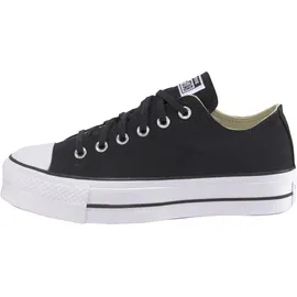 Converse Chuck Taylor All Star Platform Low Top Black/Black/White 37