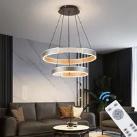 Eurotondisplay LED Pendelleuchte mit Fernbedienung oder Handy-App Lichtfarbe/Helligkeit einstellbar