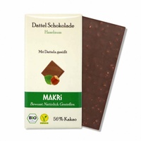 MAKRI Dattel Schokolade Haselnuss 56% bio