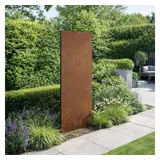 Estexo Sichtschutzelement 150 x 50 cm Edelrost Metall