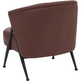 Mendler Sessel HWC-P30 Kunstleder rostrot