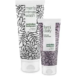 Australian Bodycare Gel & Seife bei roten Flecken, Pickeln Punkten auf der Eichel Set 300 ml