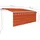 vidaXL Markise 3 x 2,5 m braun