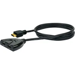 SCHWAIGER Umschalter, HDMI-Umschalter 2 in 1 automatisch Standard 1.3