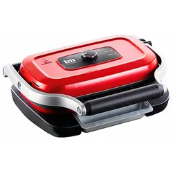Elektrogrill TM Electron Rot – 220-240V mit Ultraschnellem Heizsystem