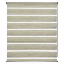 GARDINIA Doppelrollo de luxe 90 x 240 cm braun