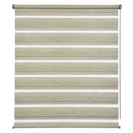 GARDINIA Doppelrollo de luxe 90 x 240 cm braun
