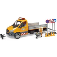 Bruder 02677 - MB Sprinter Kommunal orange 1:16