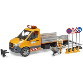 Bruder 02677 - MB Sprinter Kommunal orange 1:16